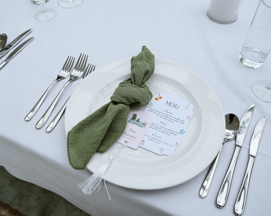 Wedding Menu Cards