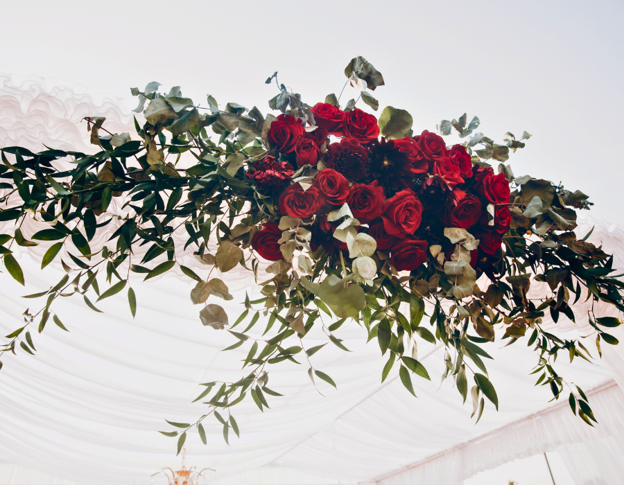Hanging Flowers Garland