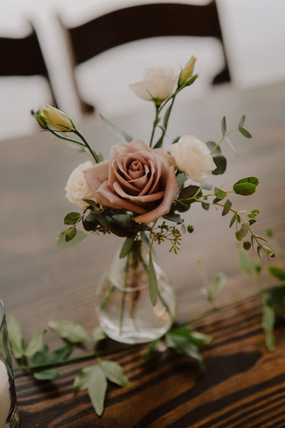 Flowers in Bud Vases